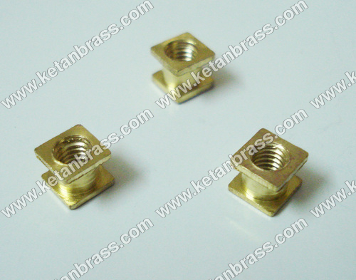 Brass Square Moulding Nut