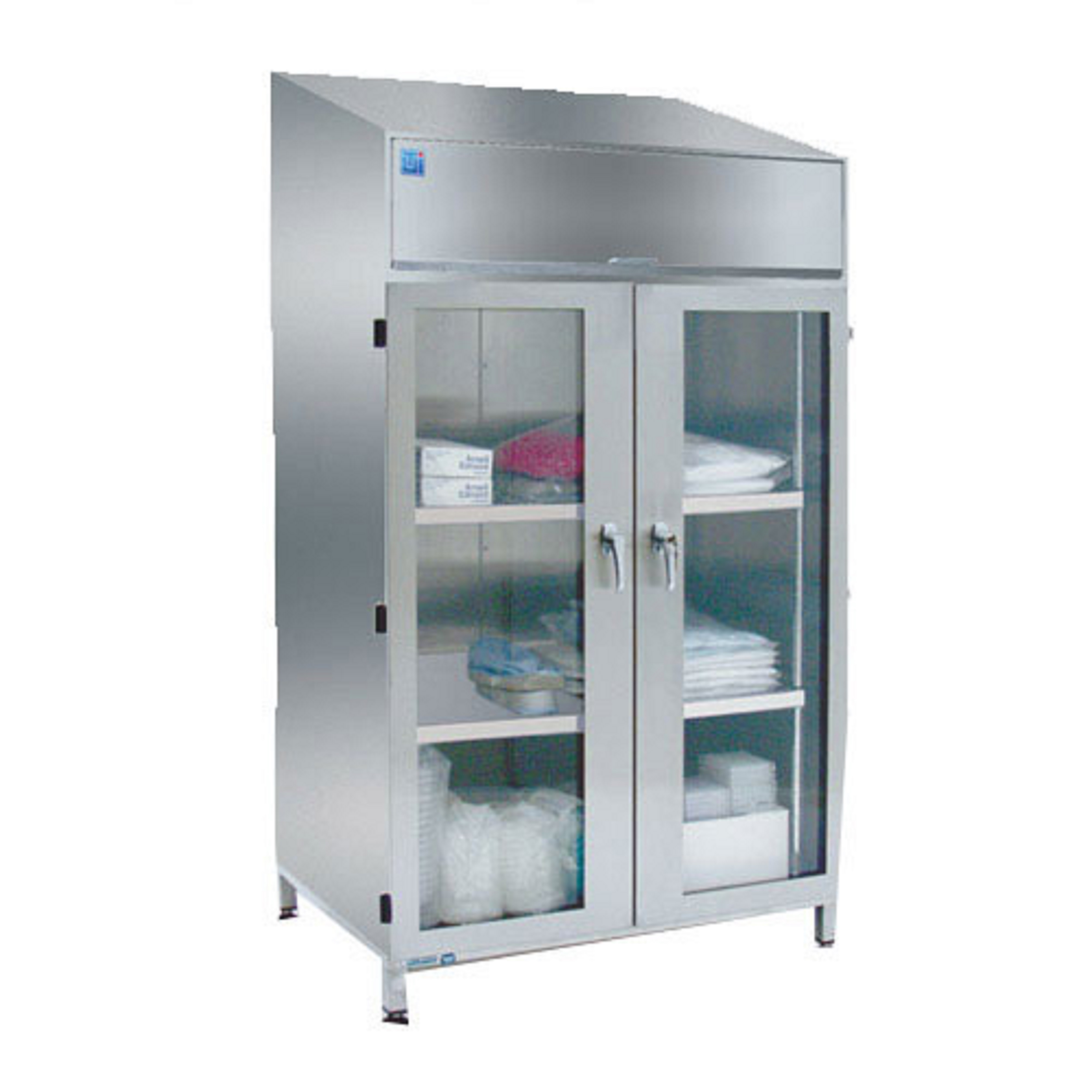 Sterile Garment Storage Cabinet - Ms/ss, Dimensions: 6x2x6 Ft, 20 Watt 800 Lux Lighting, Vertical Air Flow System With Hepa Filtration, Heavy Duty Motor Blower Assembly, Lockable Castors For Mobility
