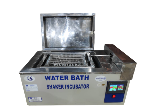 Water Bath Shaker - 10 Liters, Stainless Steel, 400 X 300 X 200 Mm Dimensions, Ambient +5â°c To 100â°c Temperature Range, 20-200 Rpm Shaking Speed, 15 Kg Weight