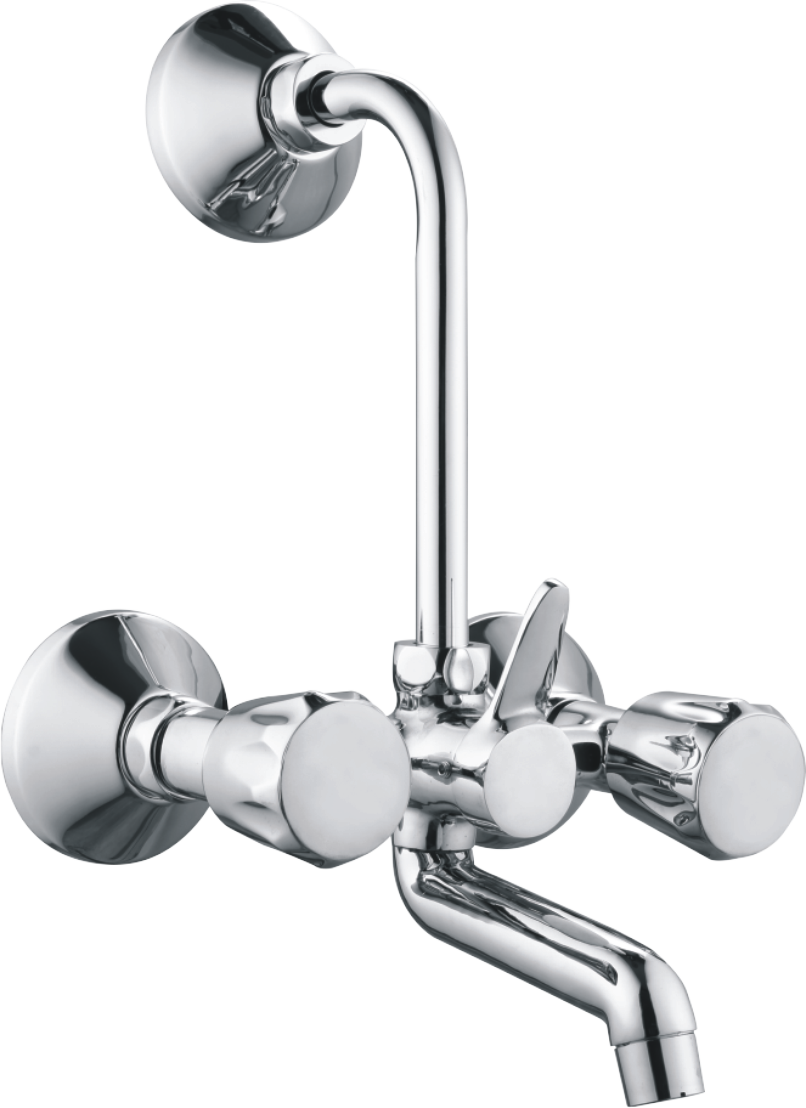 Brass Wall Mixer Telephonic Continental