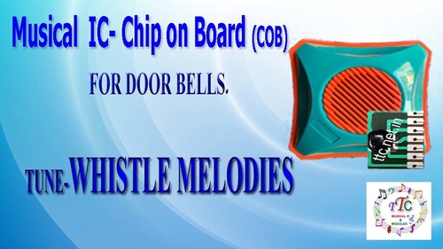 व्हिसल मेलोडीज़ साउंड वॉयस COB IC डोर बेल