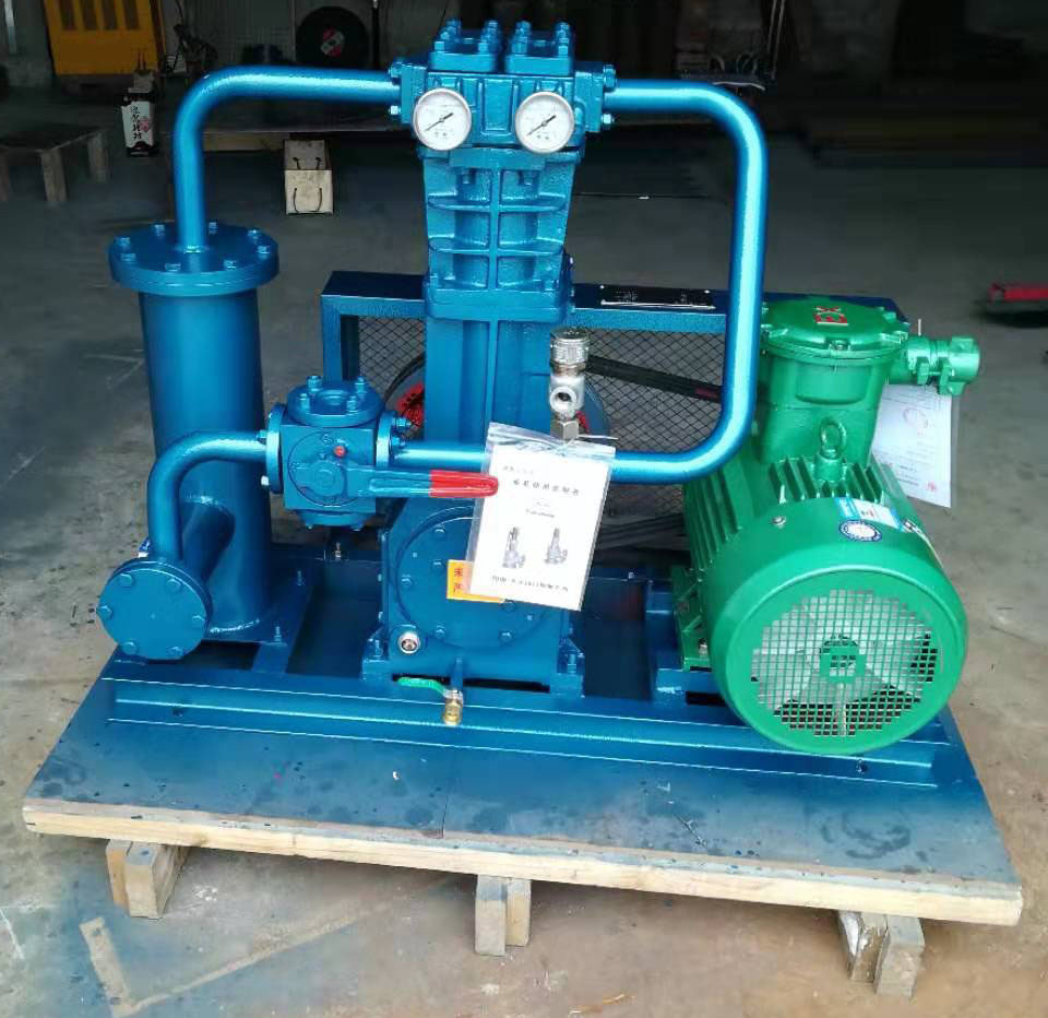 Zw-0.8/10-15 0.8m3/min 10bar 15bar Butane Gas Butene Propane Compressor For Gas Recovery