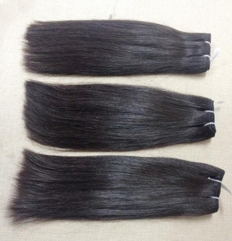 Unprocessed Virgin Indian Straight Human Hair Extensions Application: Profesional