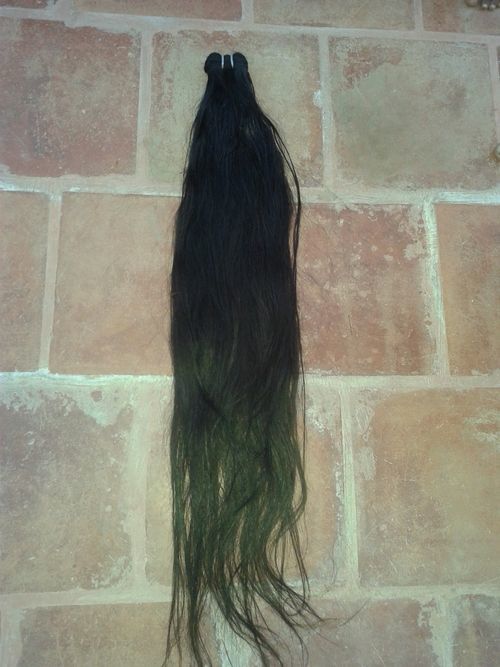 Unprocessed Virgin Indian Straight Human Hair Extensions Application: Profesional