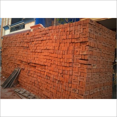 Red Clay Brick - 9" x 4" x 3" Rectangular | Clay Material, Fire Brick, Fire-retardant, Ideal for Side Walls