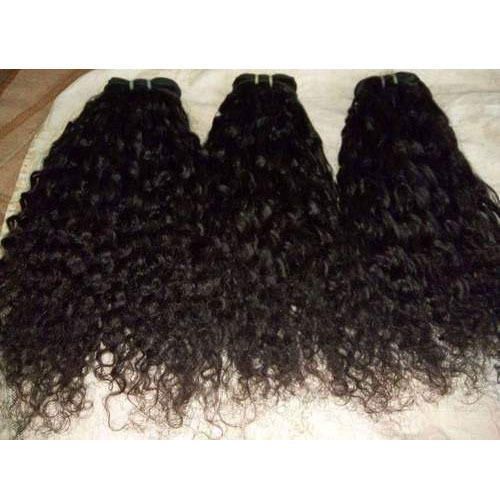Indian Virgin Natural Curly Human Hair Application: Profesional
