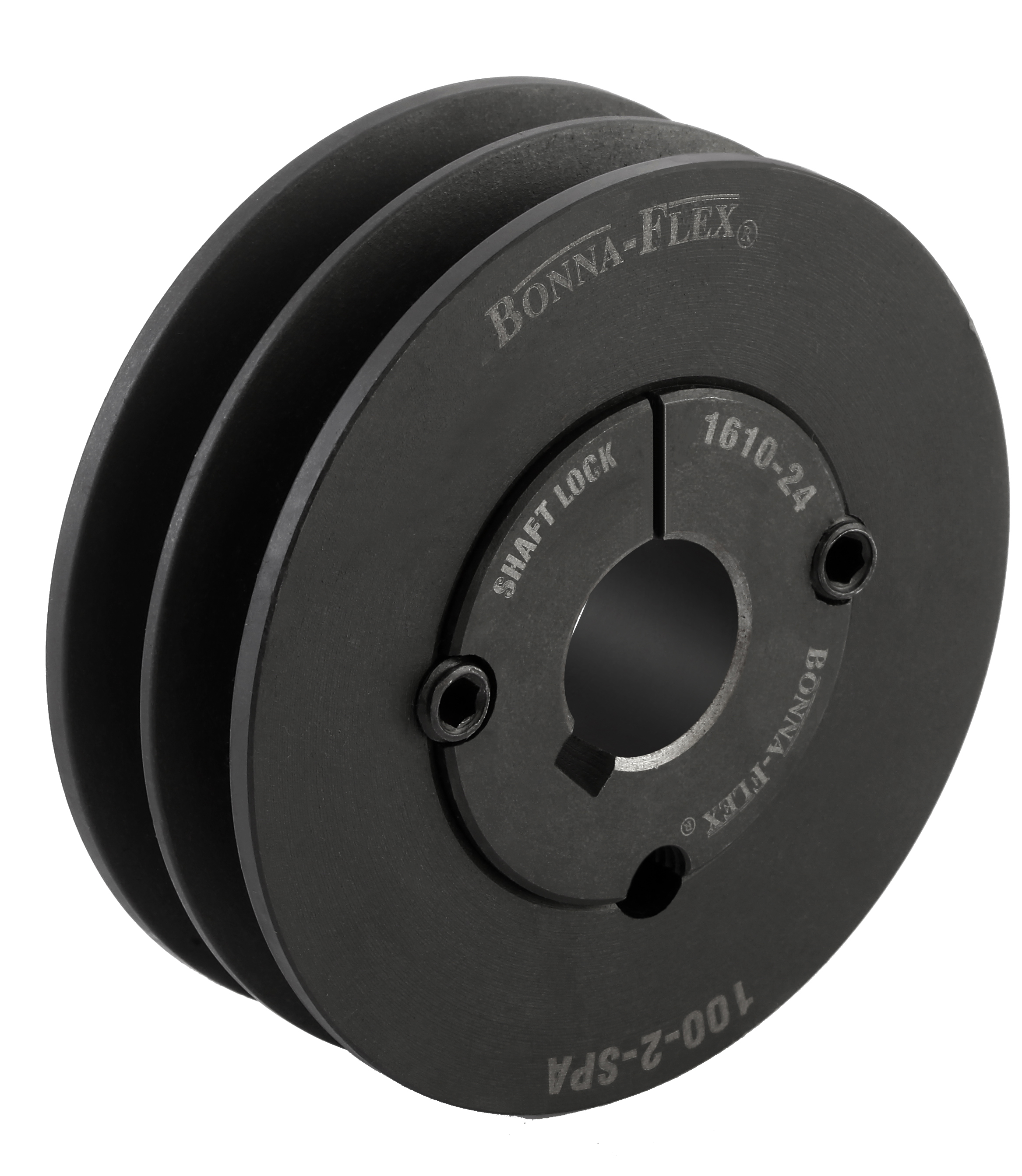 Industrial Taper Lock Pulley - Cast Iron, Black | Iso Standard V-grooves, Transmits Up To 250 Kw At 1400 Rpm, Multi-purpose Usage