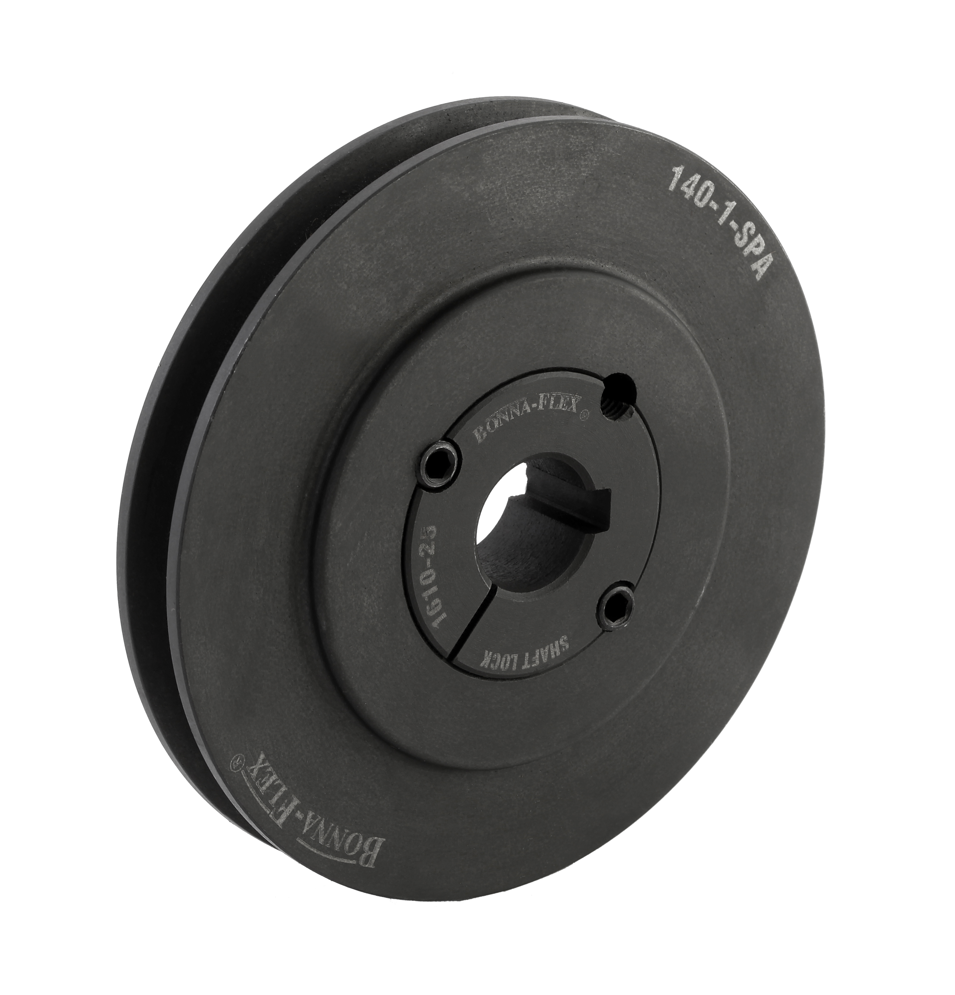 Industrial Taper Lock Pulley - Cast Iron, Black | Iso Standard V-grooves, Transmits Up To 250 Kw At 1400 Rpm, Multi-purpose Usage