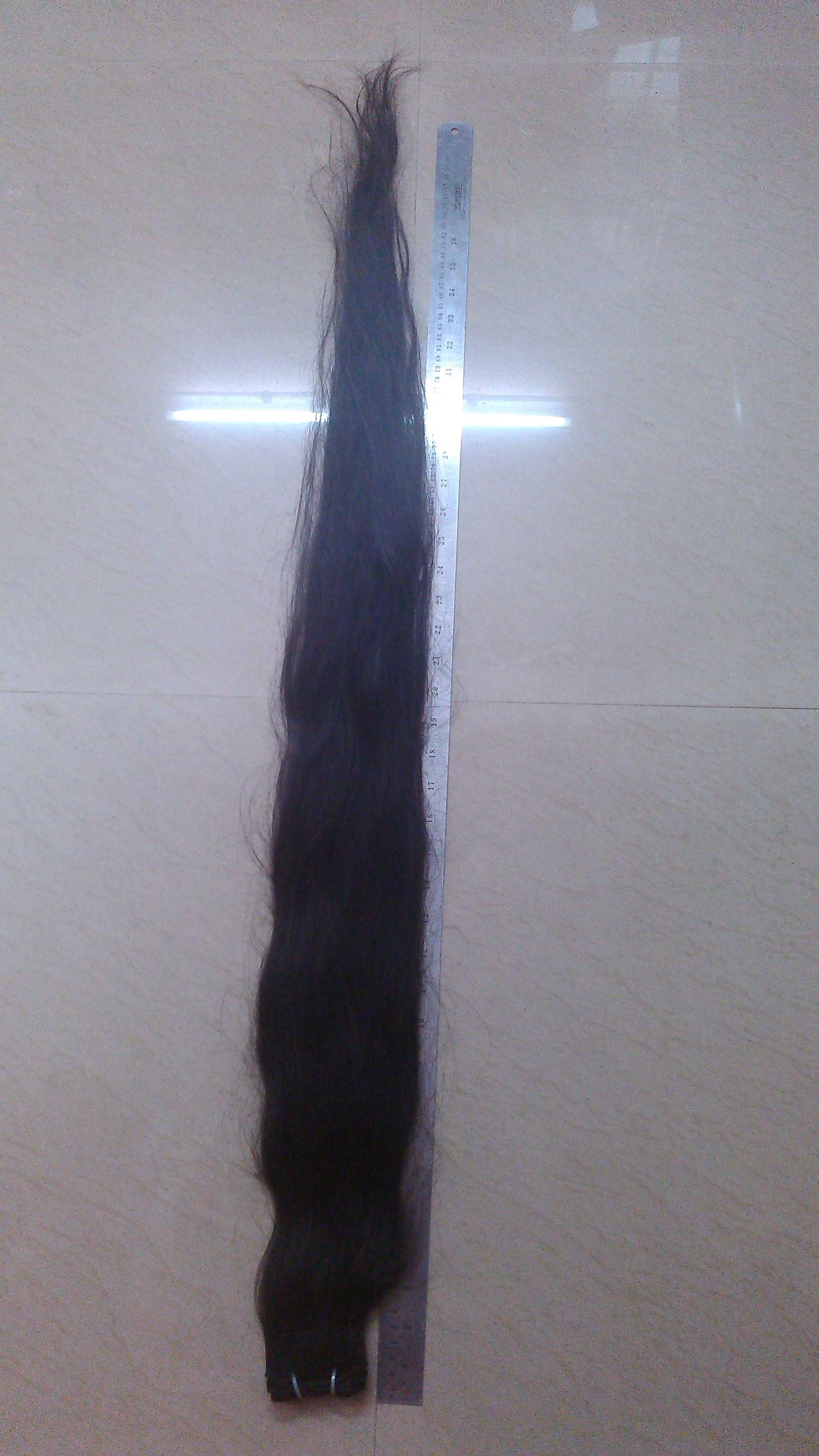 100% Long Human Hair Extensions / Virgin Hair Wholesale Supplier From India !!!! Application: Profesional