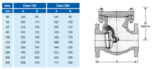 Swing Check Valve - Silver Finish, For Acid, Base, Gas, Oil, Water | Industrial Fluids, Wide Range Of Pressure And Temperature