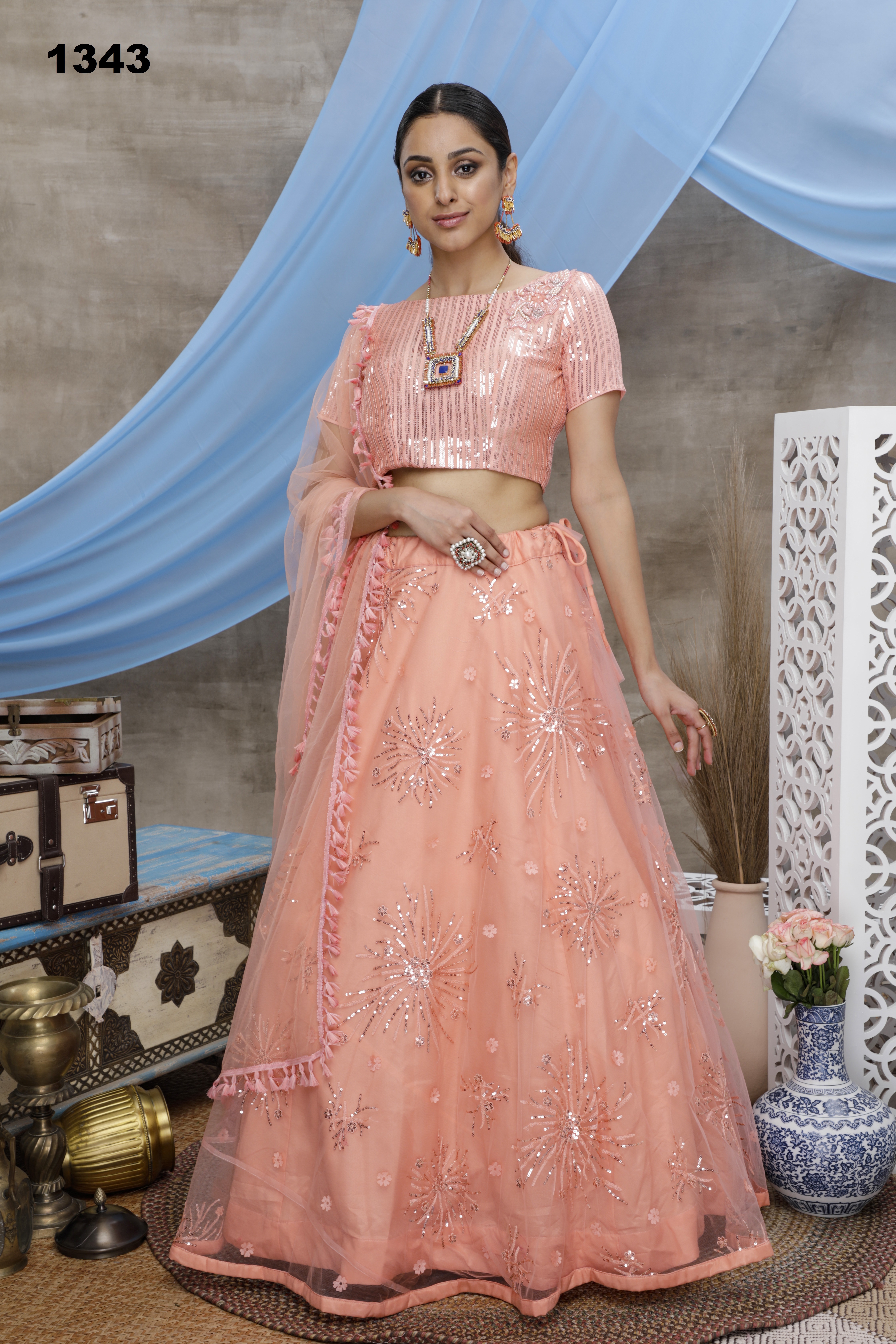 Indian Exclusive Net Lehenga Choli Collection 1