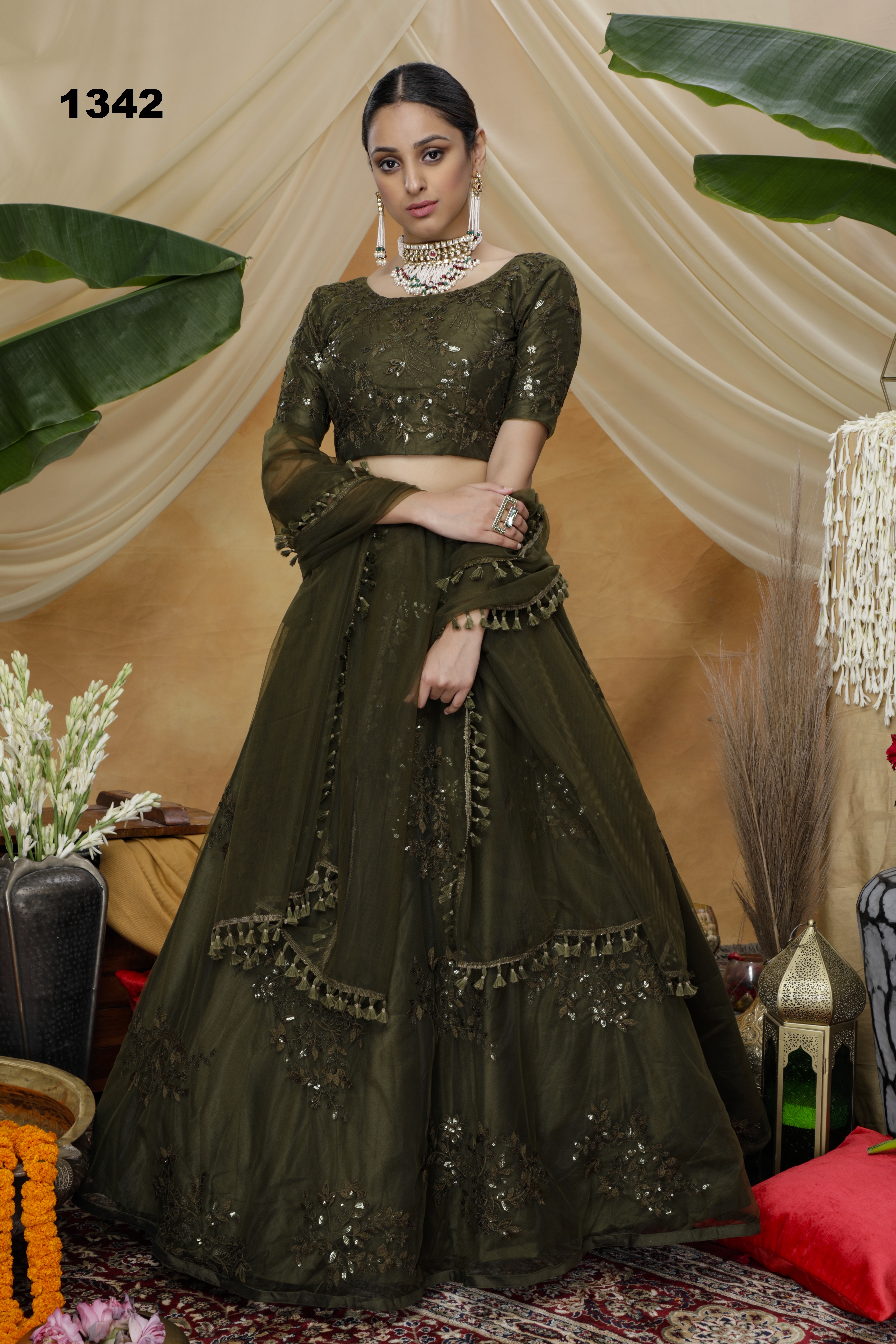Indian Exclusive Net Lehenga Choli Collection 1