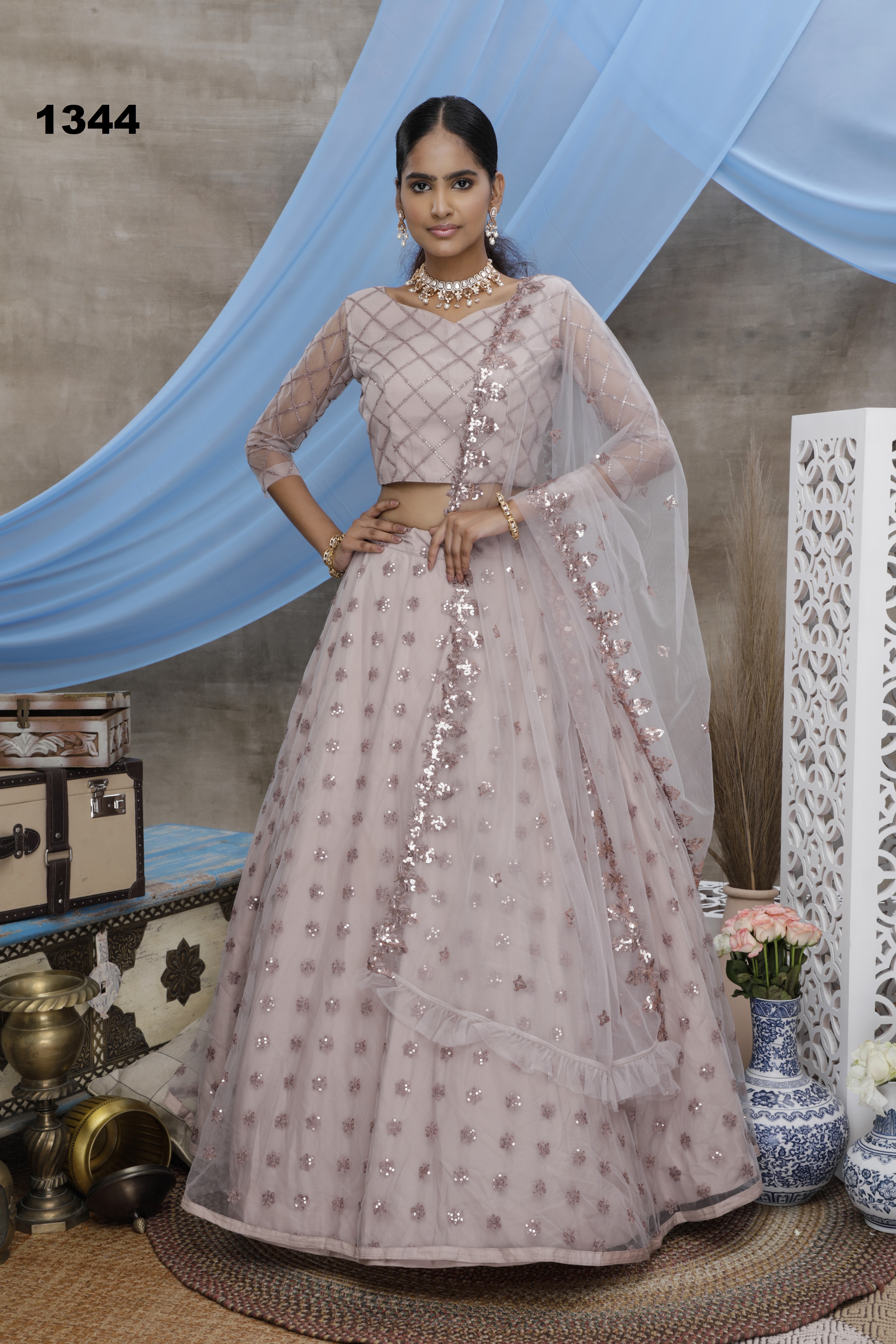 Indian Exclusive Net Lehenga Choli Collection 1