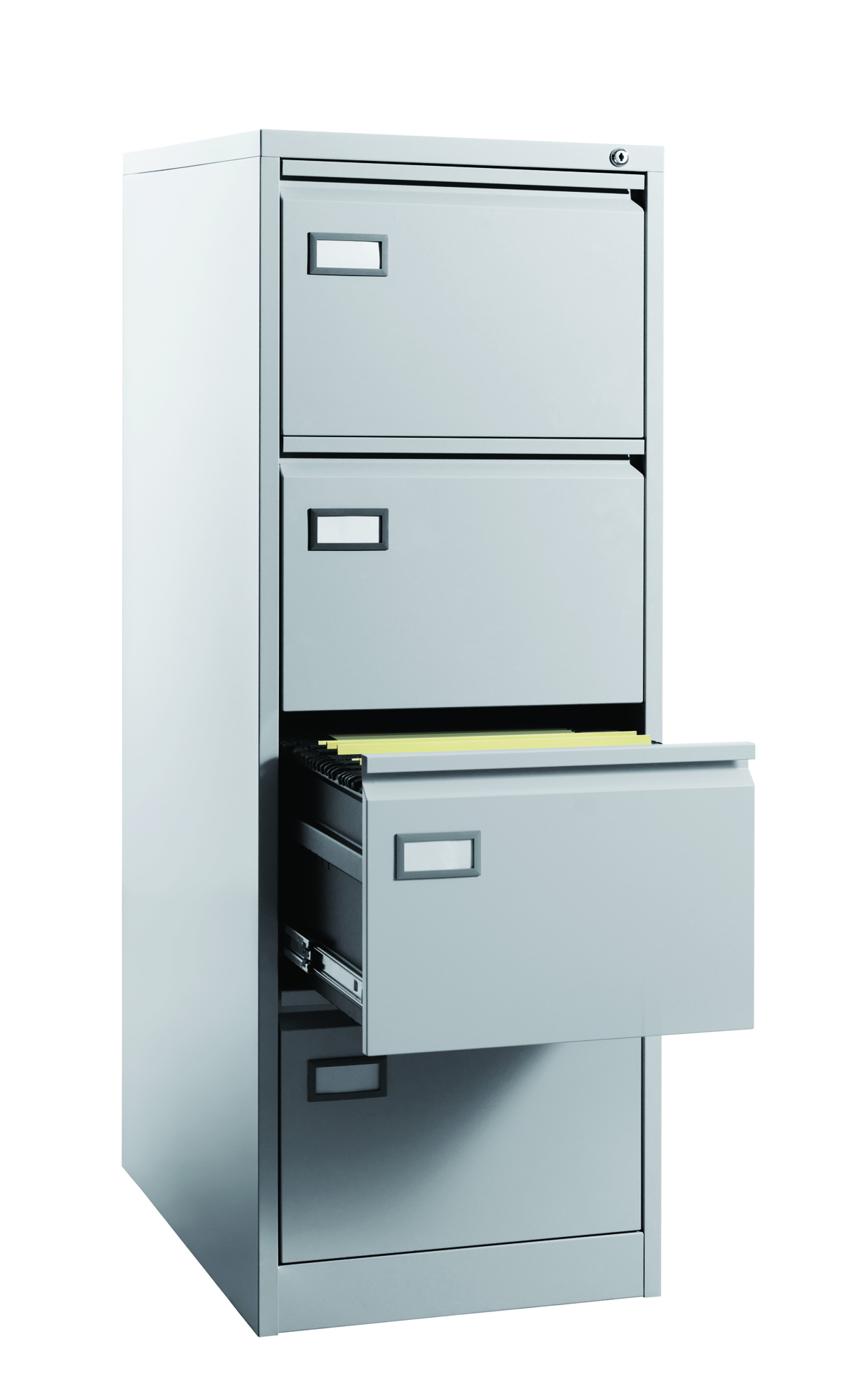 Grey Vertical Filing Cabinet