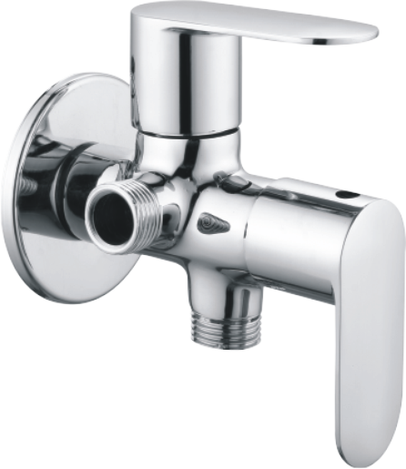 2 In 1 Angle Valve - Brass Construction | Versatile Functionality, Durable Design