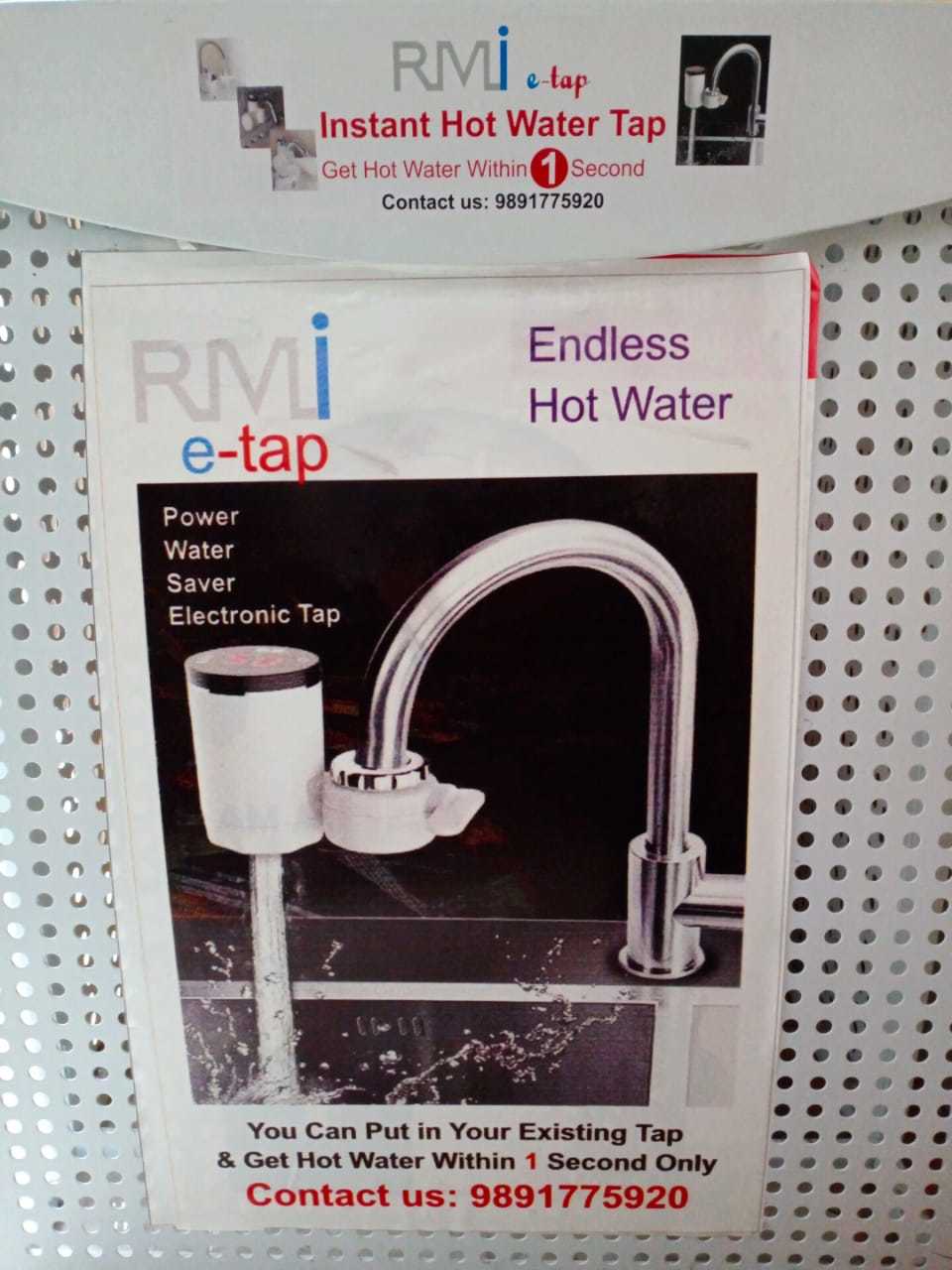 Stainless Steel Instant Hot Water Attachment