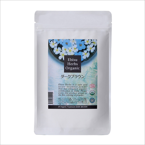 Ebis Herbs Organic Dark Brown Ingredients: Heena Powder