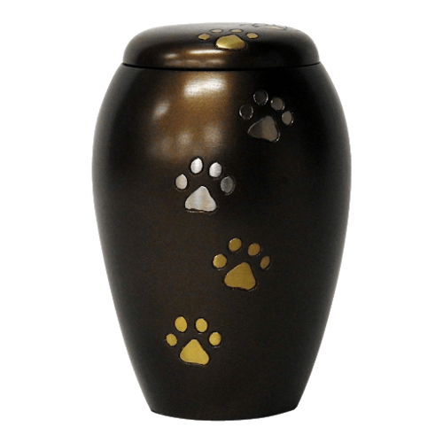 भूरा मुनारेह पालतू श्मशान कलश