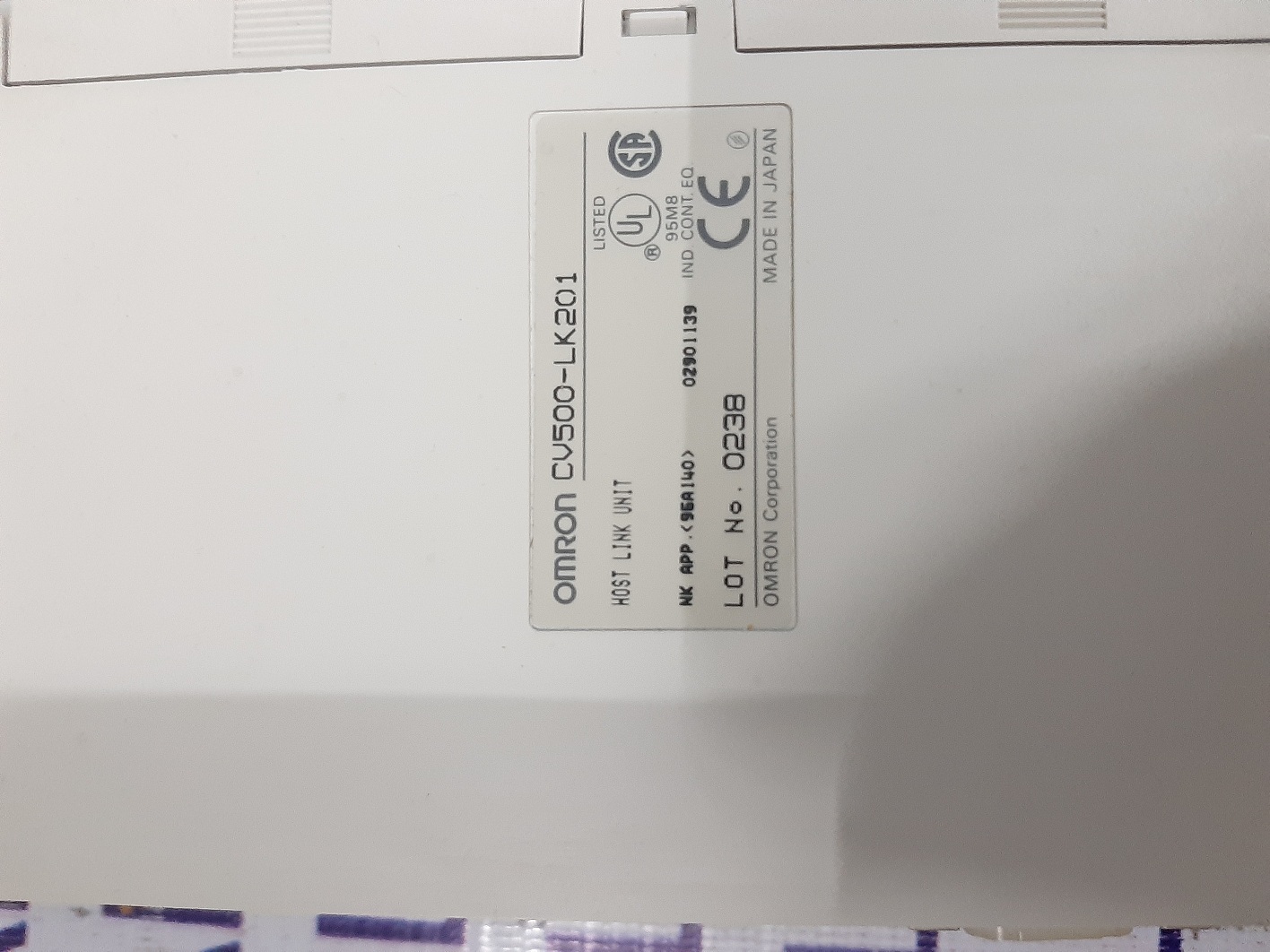 Omron Host Link Unit Module Cv500-lk201