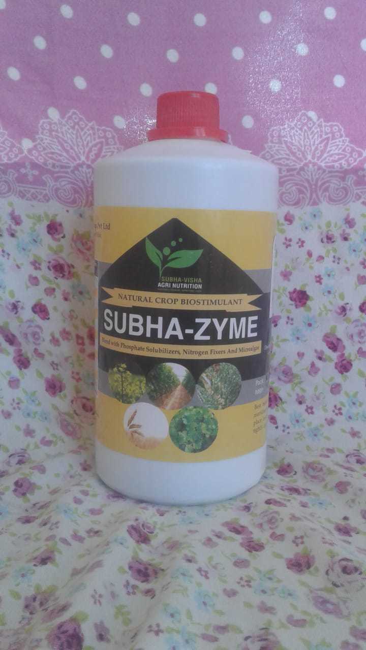 Subha-zyme - Black Brown Bio-stimulant | Crop Growth Promoter Enriched With Microbes And Microalgae, Shelf Life Of 3 Years