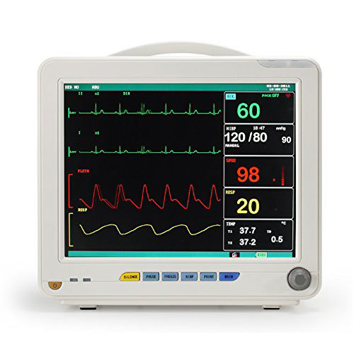 Multi Para Monitor - LED Display, Real-Time Vital Signs Measurement for Adult, Neonatal, and Pediatric Patients | Compact Design, Flexible Use, Measures Blood Pressure, ECG, Temperature, Respiration, SpO2