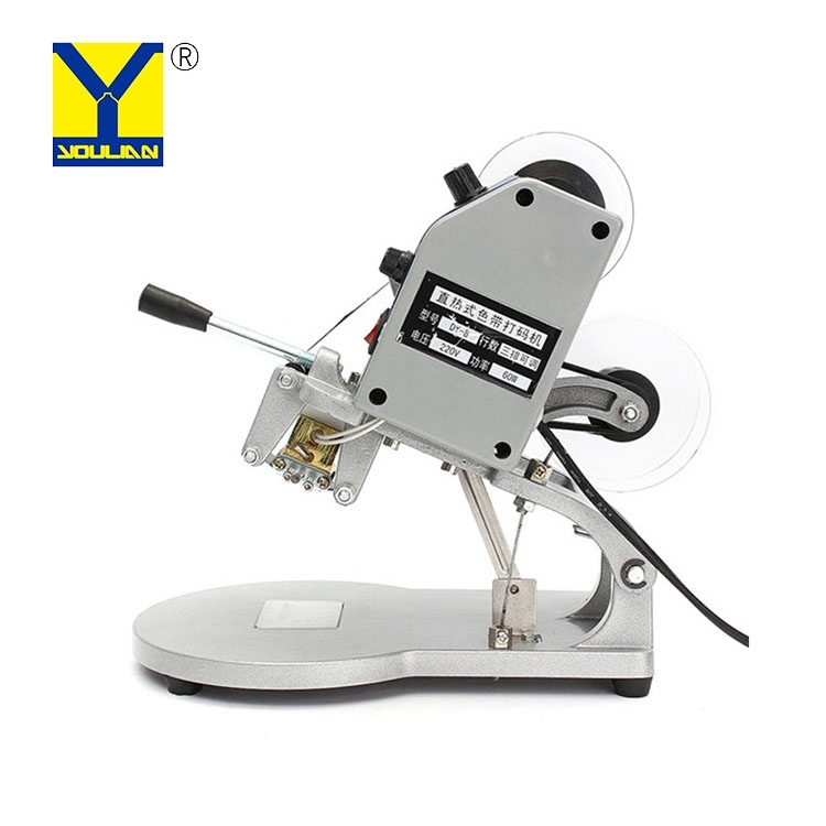 Dy-8 Manual Hot Stamping Ribbon Date Batch Expiry Coding Printing Machine On Plastic Bags Dimensions: 270*160*220 Millimeter (Mm)