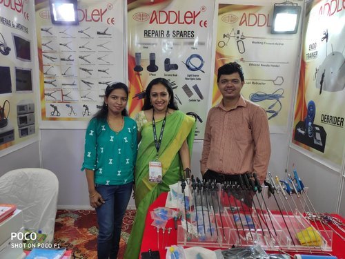 Steel Addler X Ring Handle Bipolar Forceps Endoscopy