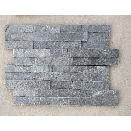 Silver Grey Quartzite Ledger Stone Wall Cladding Panels - Natural Stone Type: Slate