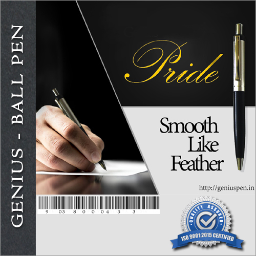 जीनियस मेटल बॉल पेन