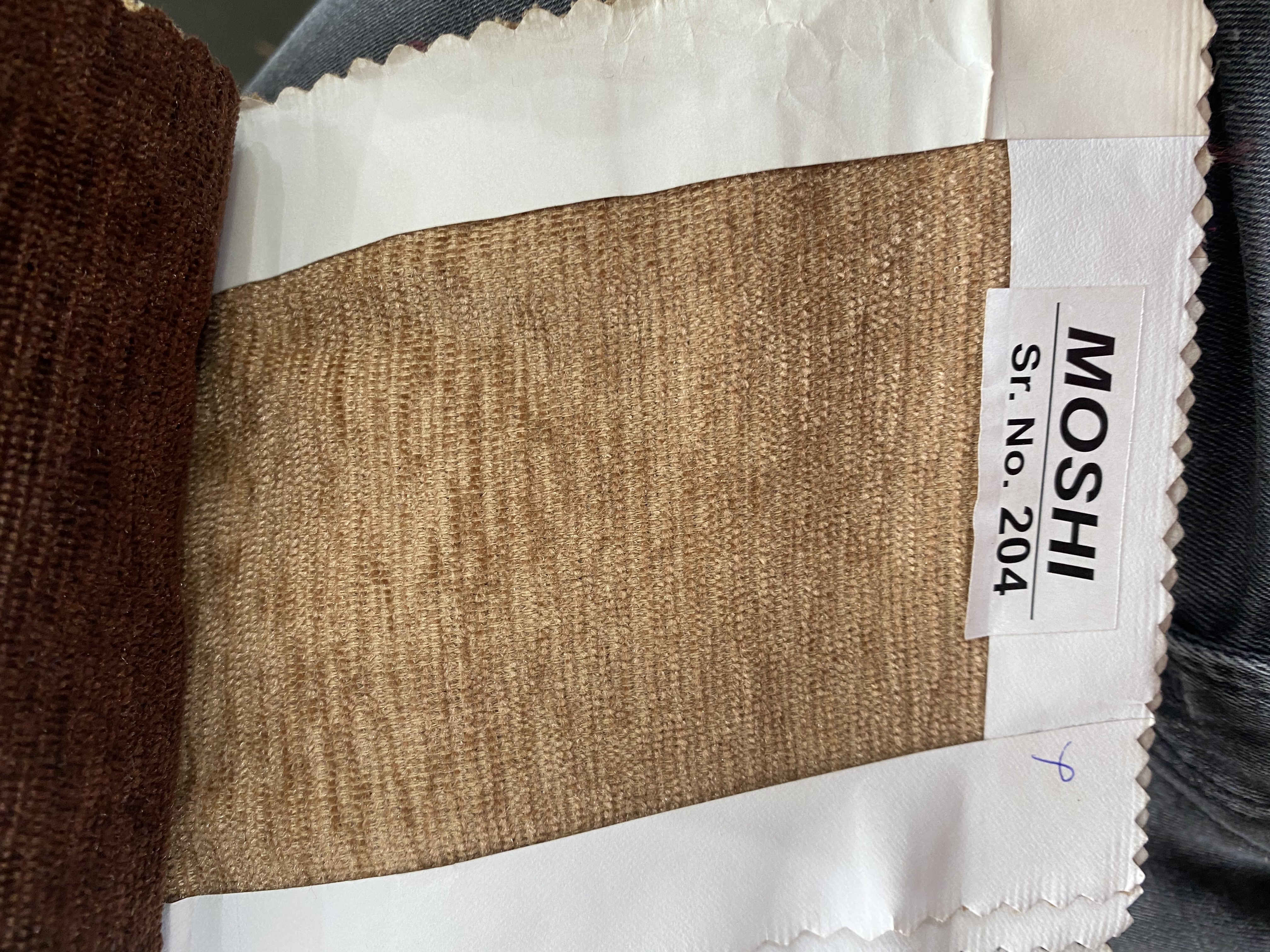 Moshi Fabric - Chenille Sofa Fabric, 54 Inch Width, 350g Density | 14 Color Options, Large Size, Plain Pattern, Dyed Texture, 110 Yarn Count