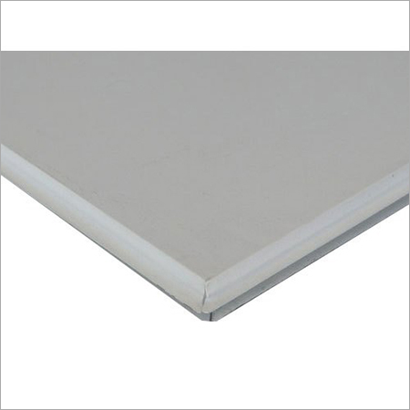 Plain Metal Ceiling Tiles - 12" x 12", Beveled Edge, Painted Finish | Lightweight 1.5 lbs, Easy Clip-In Installation