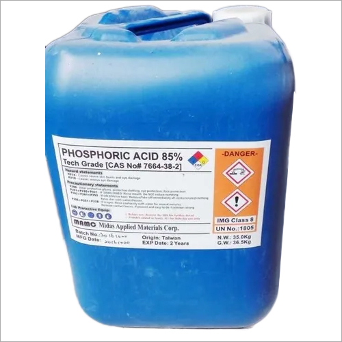 85 % Phosphoric Acid Application: Industrial