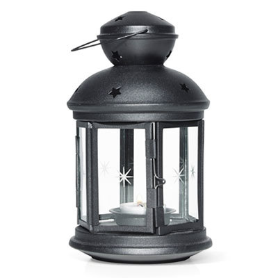 ब्लैक हैंगिंग लैंटर्न