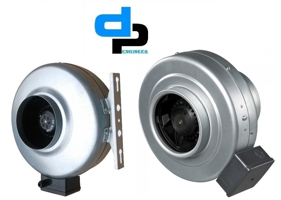 Caryaire Cf-150b - High Capacity Circular Inline Fan | Moisture Resistant, Low Noise Level At 47 Db, Electric Blower, 2370 Rpm, Silver, Pre-galvanized Steel, 220-240v Power Supply