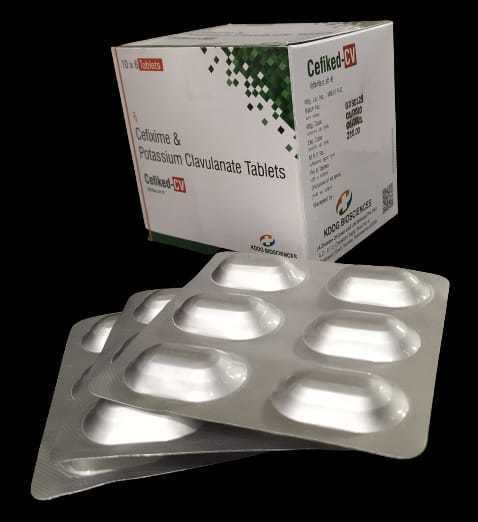 Cefixime And Potassium Clavulanate Tablets Ingredients: Cefpodoxime Proxetil 200 Mg Tab