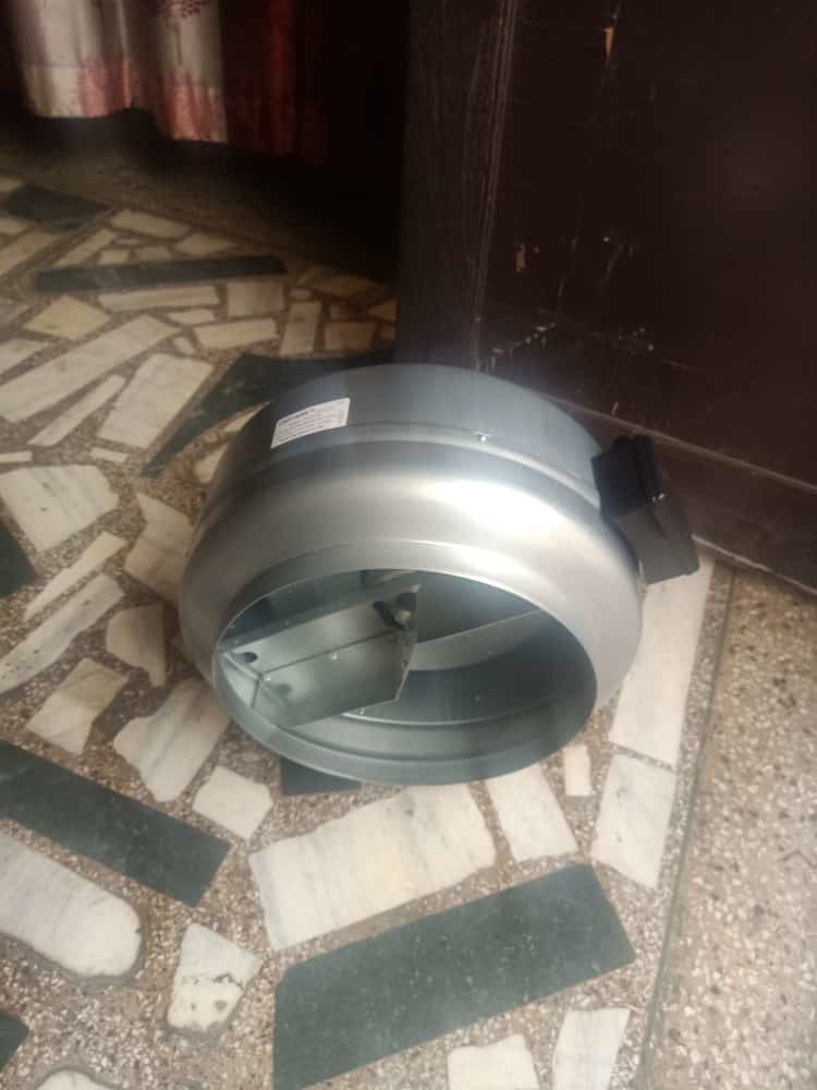 Gi Sheet Caryaire Circular Inline Fan