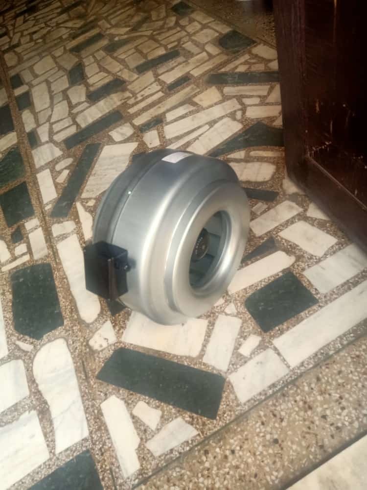 Gi Sheet Caryaire Circular Inline Fan