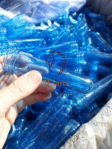 Blue Pet Regrind Post Production From Preforms