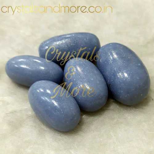 ब्लू लेस एगेट टंबल्ड स्टोन