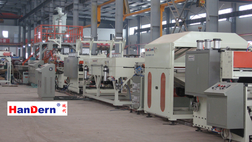 Grey Hollow Profile Sheet Extrusion Machine Pp Hollow Profile Sheet Extrusion Machine