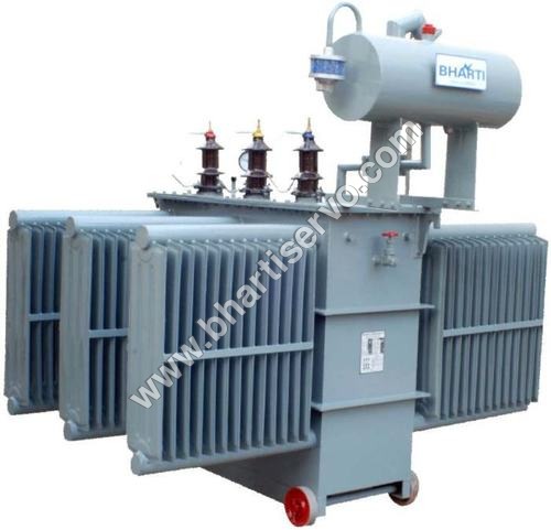 Power Distribution Transformer - Mild Steel, Three Phase, 110V Low Voltage to 440V High Voltage | Efficient Energy Distribution, Easy Installation & Maintenance, Rigorous Quality Inspection