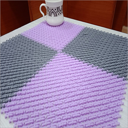 3D Plastic Table Mat - Durable and Washable, Modern Indian Arts Style