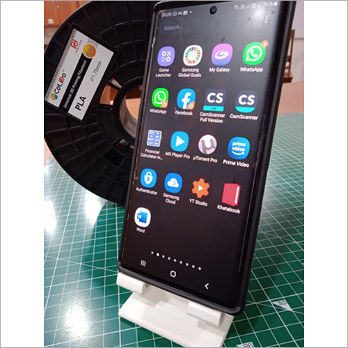Washable Plastic White 3d Printed Attractive Mobile Stand