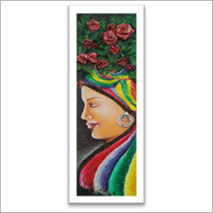 Wall Mural Art - Hand-painted With Frame | Vibrant Pigments On Canvas, Glass, Wood