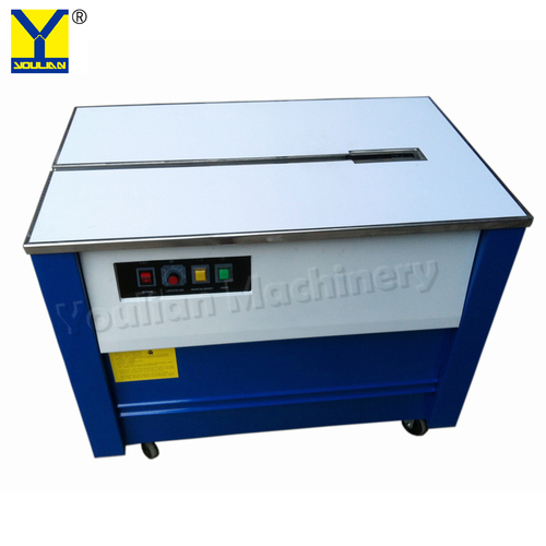 White;Blue Semi-Automatic Strapping Machine