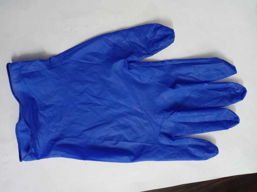 Blue Nitrile Examination Gloves