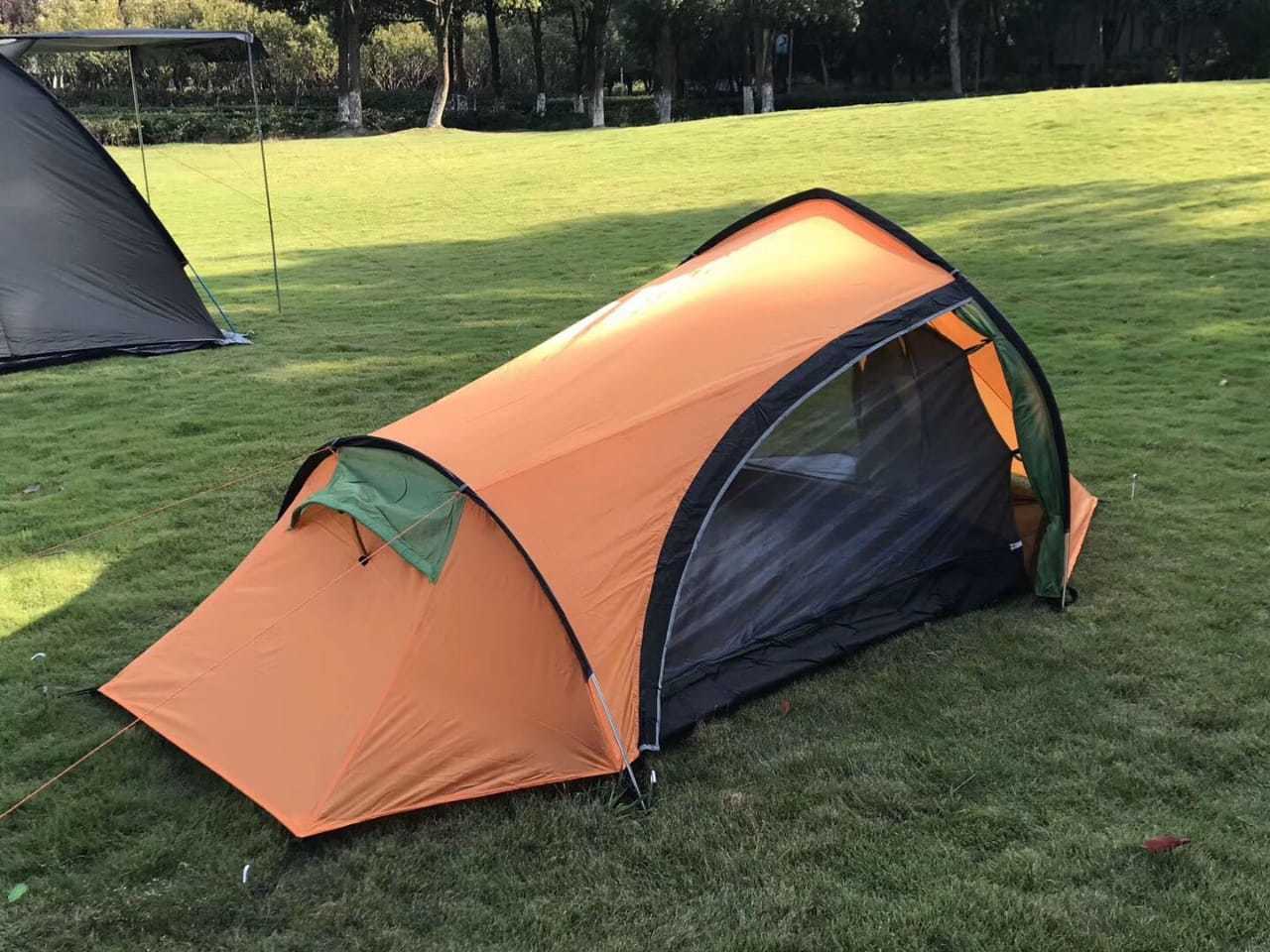 Camping Tents - Polyester, 200x150 Cm, Lime Green | 2 Persons Capacity, 2 Kg Weight, 1500 Mm Water Resistance, Ideal For Outdoor Adventures