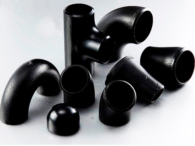 Black 45 Degree Ms Seamless Elbow