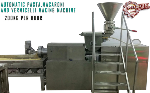 Macaroni Making Machine Capacity: 200-220 Kg/Hr