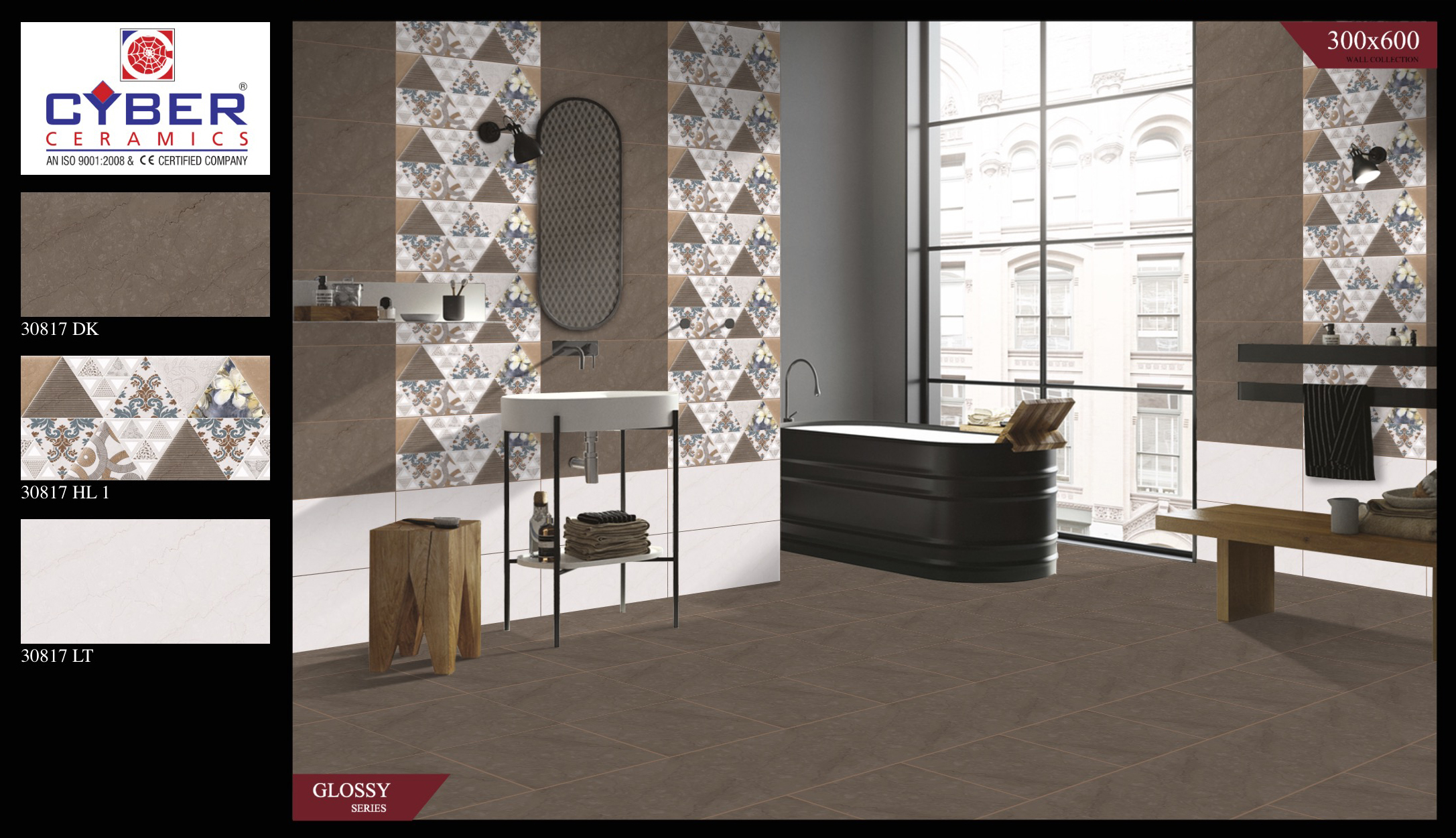 Purples / Lavenders Ceramic Tiles Manufacturer